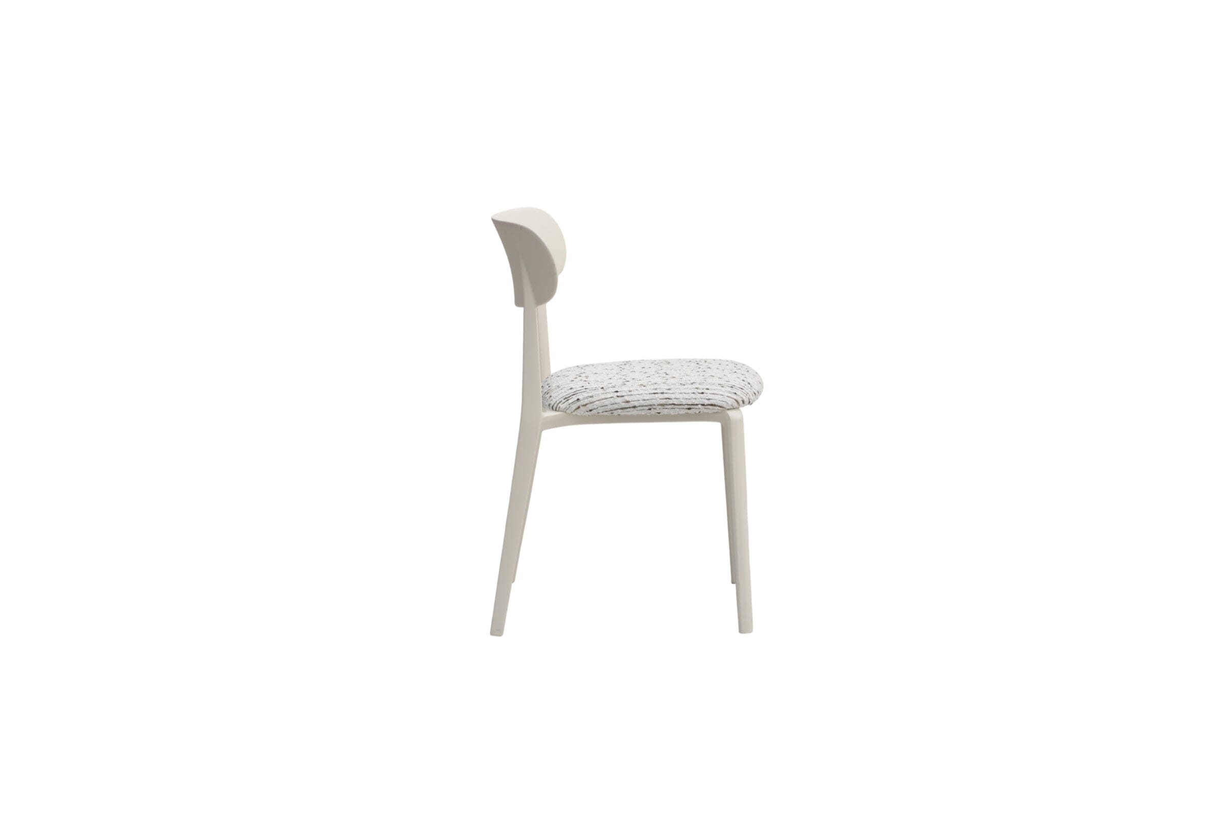 Fauteuil d'appoint rembourré blanc
