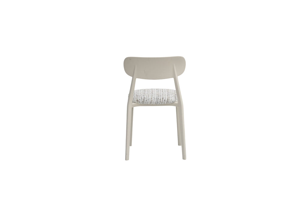 Fauteuil d'appoint rembourré blanc