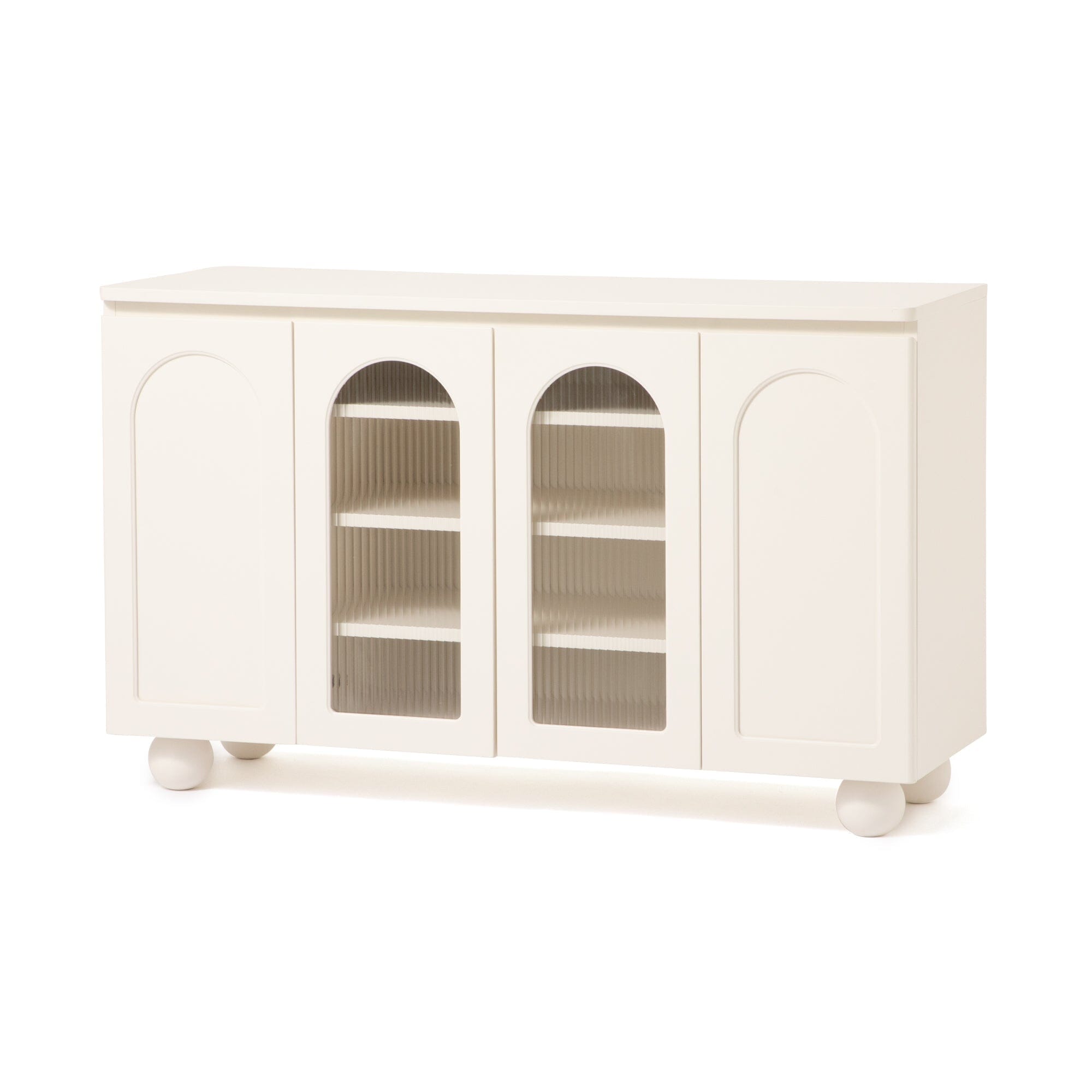 Bahut blanc avec rangement