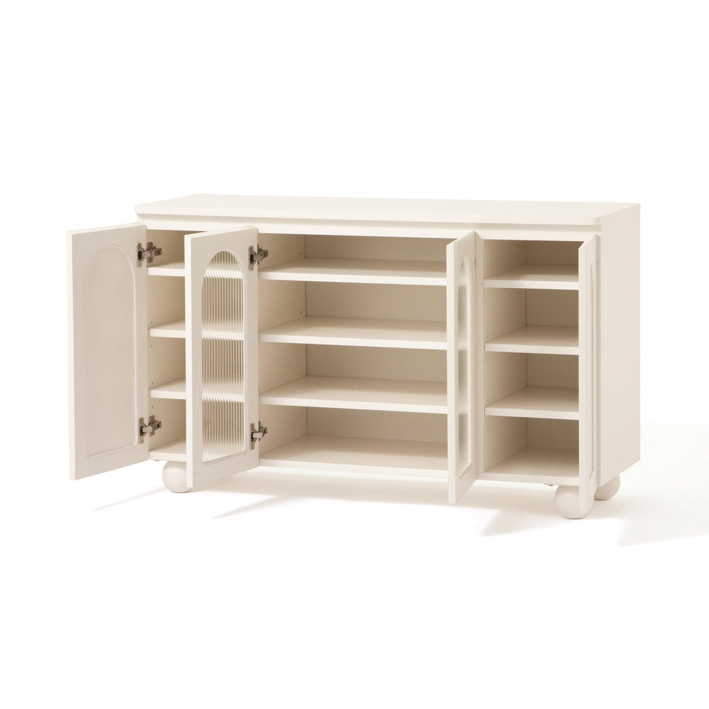 Bahut blanc avec rangement
