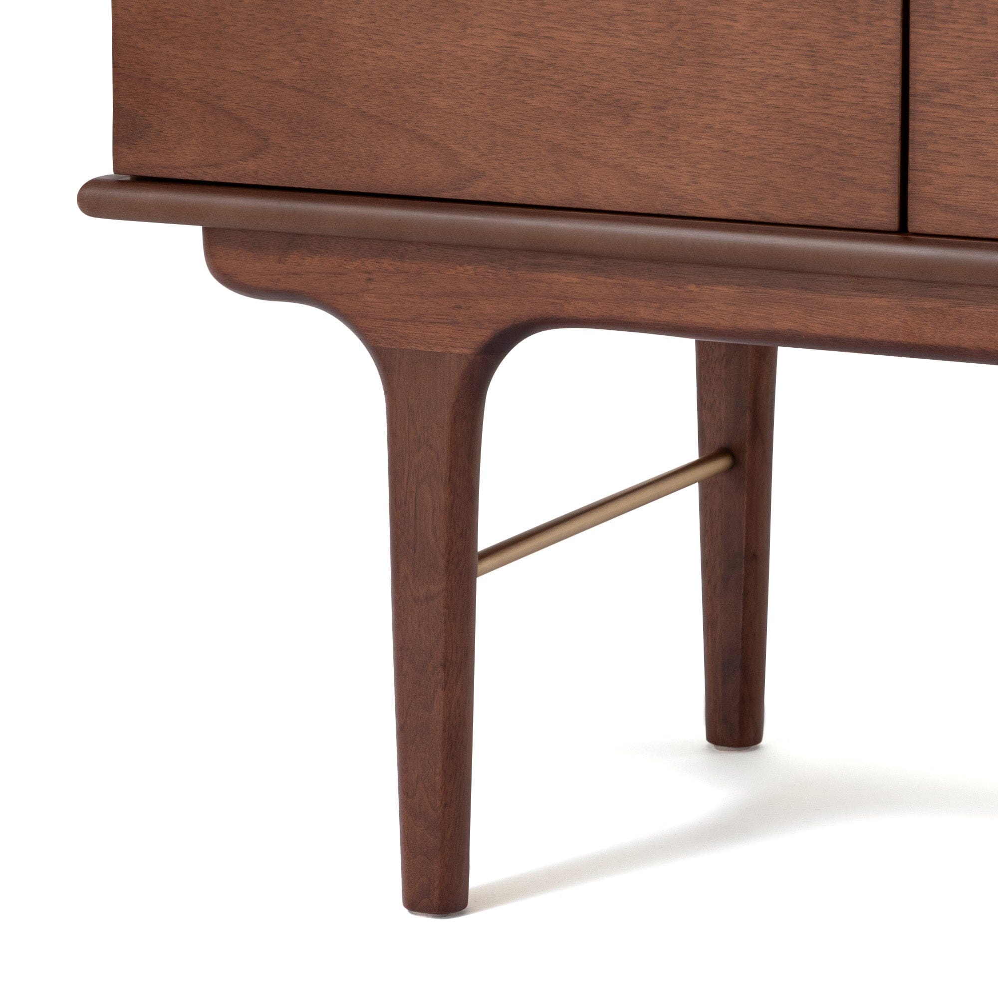 Buffet haut marron avec rangement