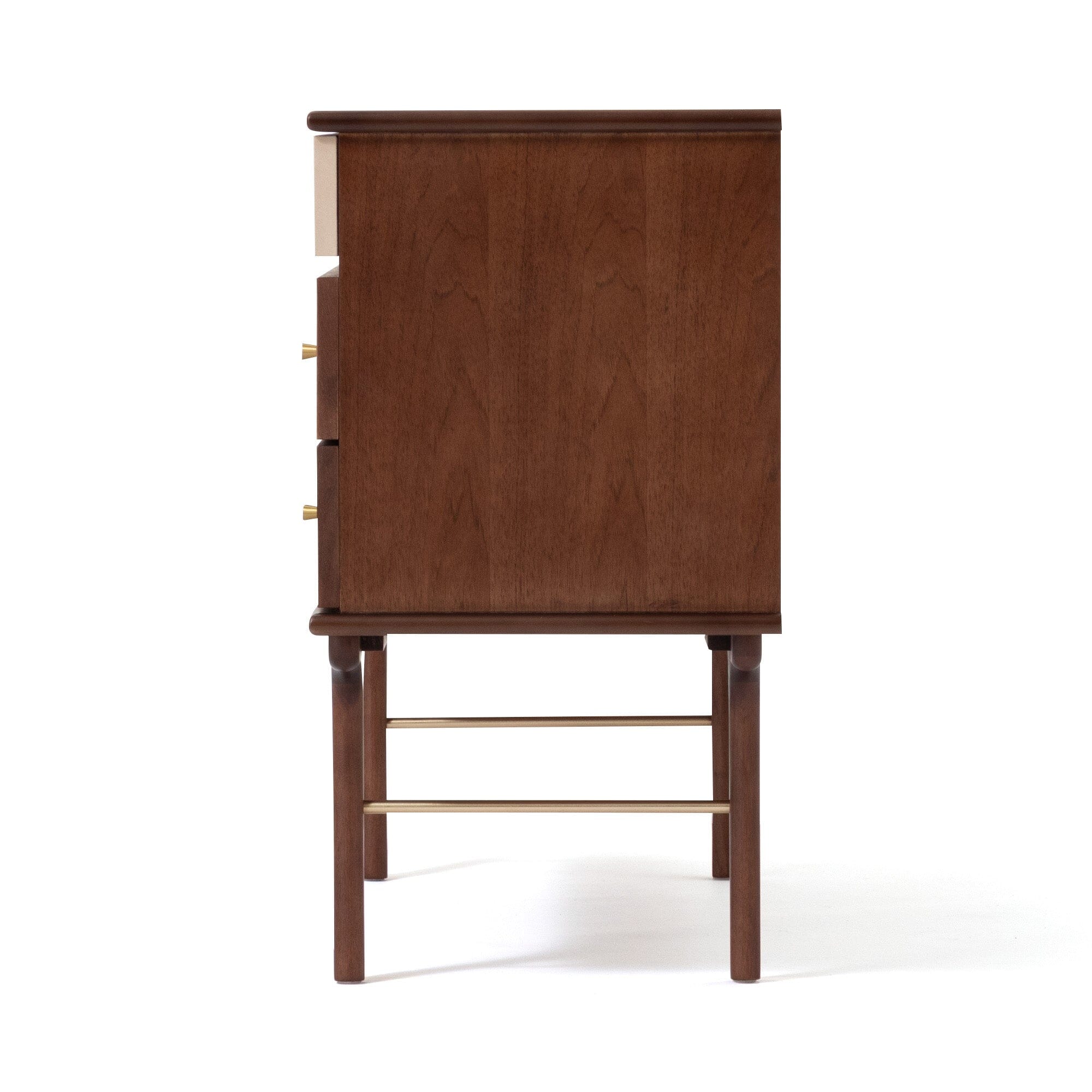 Buffet haut marron avec rangement