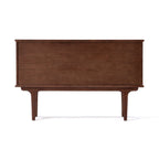 Buffet haut marron avec rangement