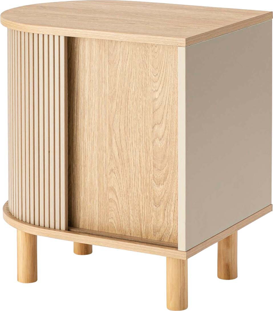 Meuble de rangement latéral beige