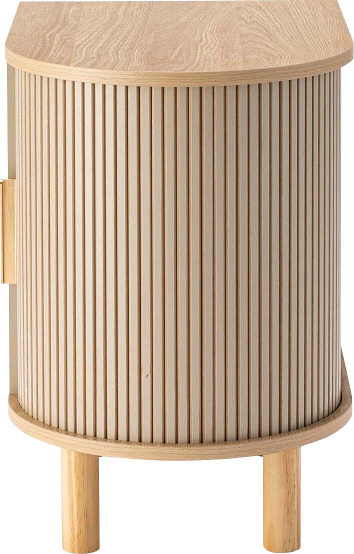 Meuble de rangement latéral beige