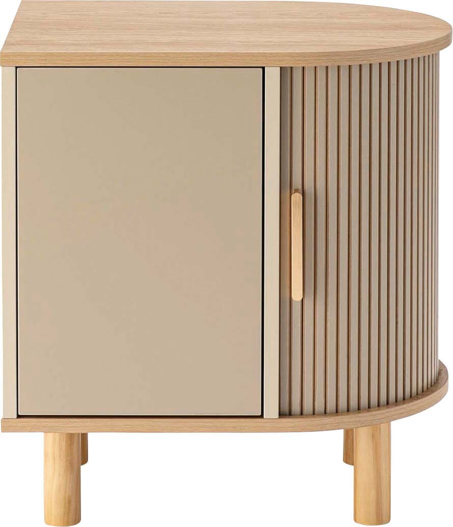 Meuble de rangement latéral beige