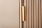 Meuble de rangement latéral beige