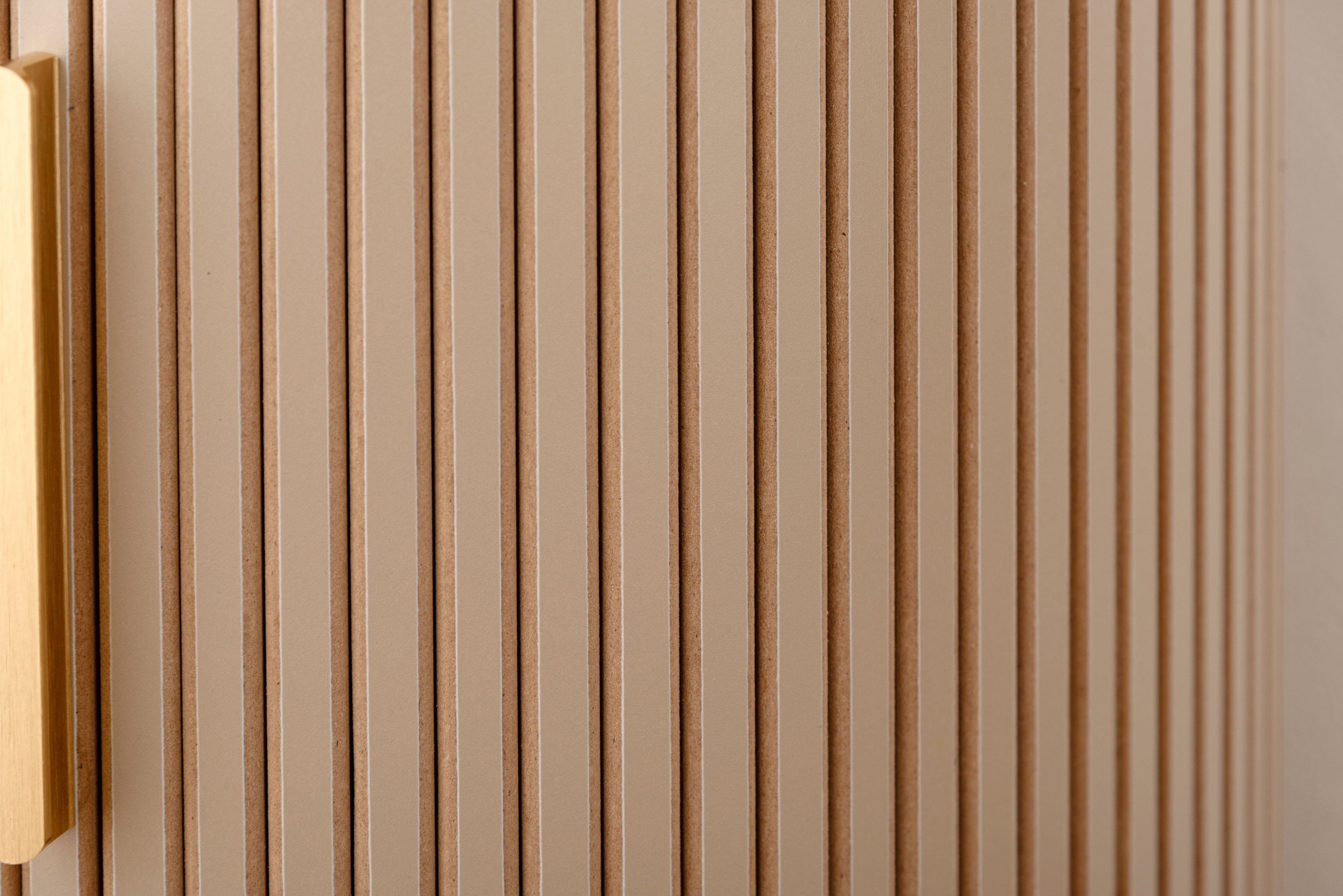 Meuble de rangement latéral beige