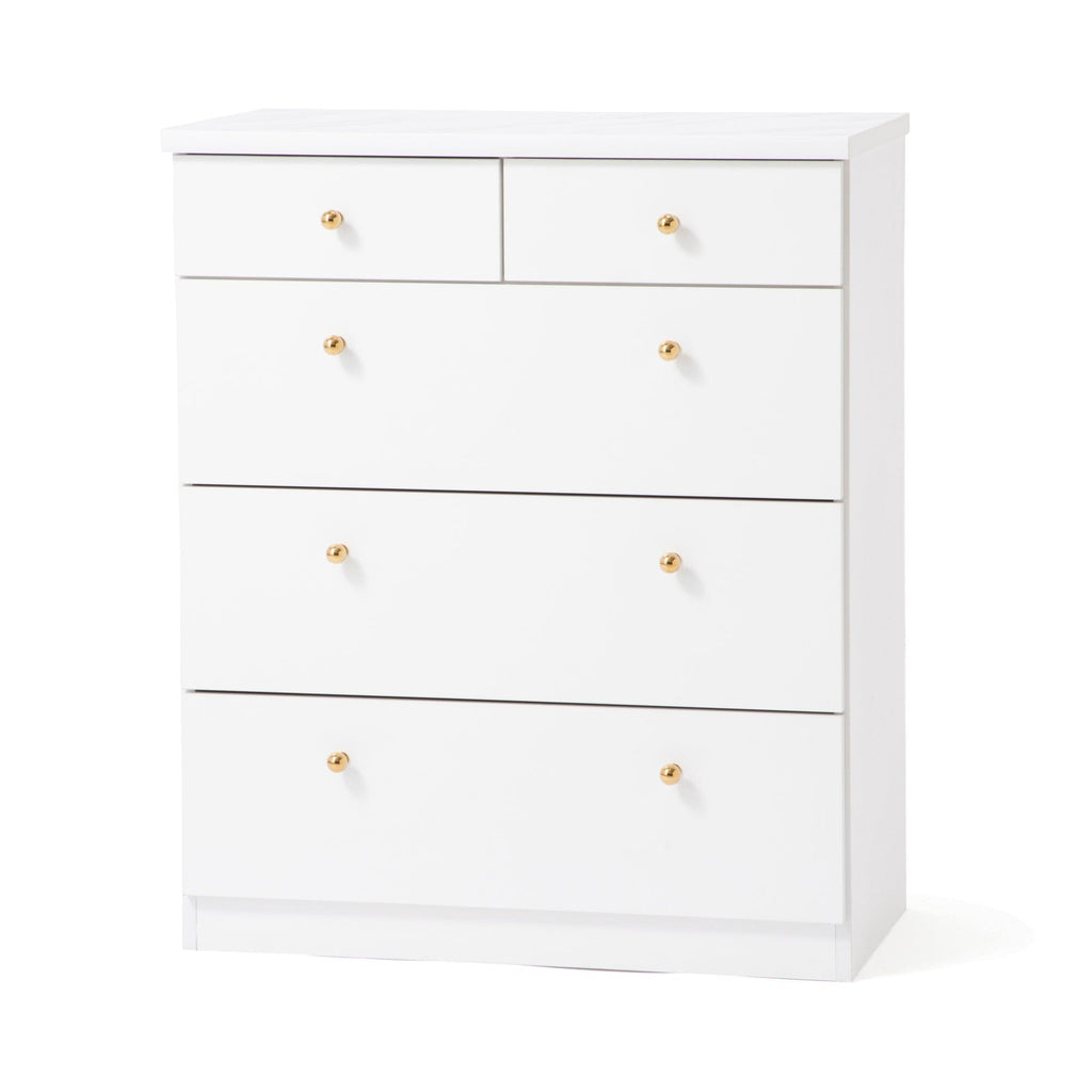 Commode de chambre bicolore