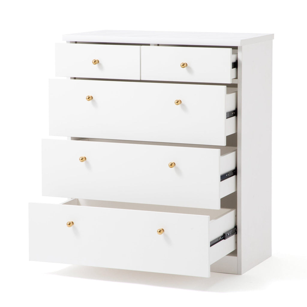 Commode de chambre bicolore