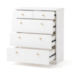 Commode de chambre bicolore