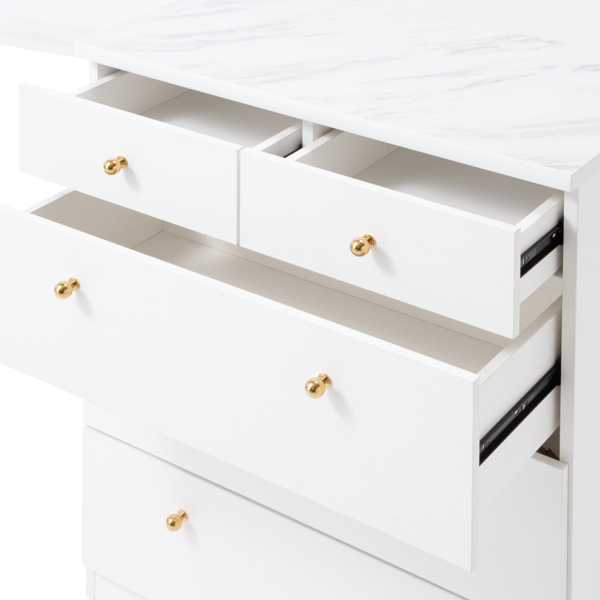 Commode de chambre bicolore