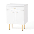 Buffet multicolore avec compartiments de rangement
