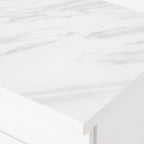 Buffet multicolore avec compartiments de rangement