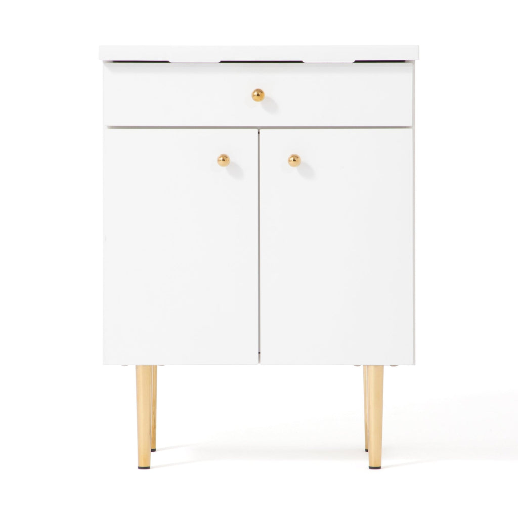 Buffet multicolore avec compartiments de rangement