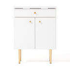 Buffet multicolore avec compartiments de rangement