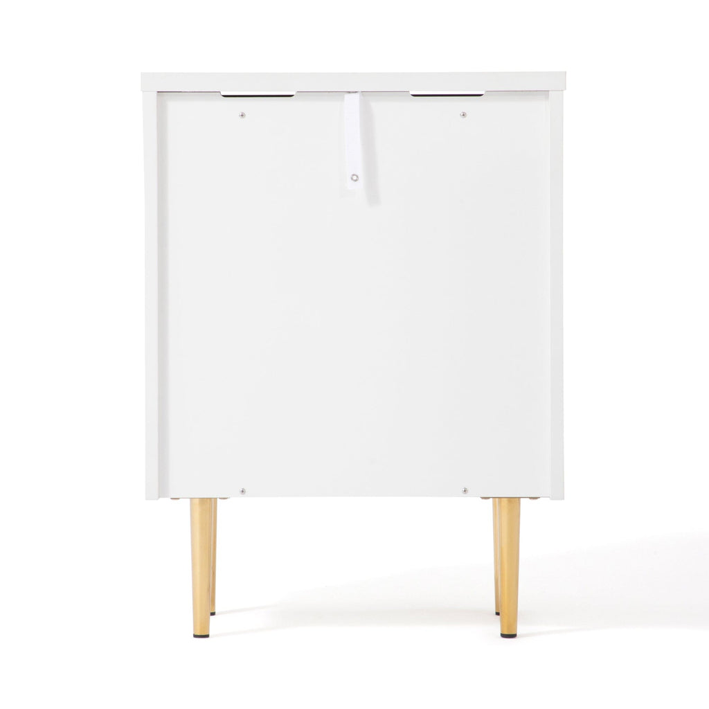 Buffet multicolore avec compartiments de rangement
