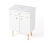 Buffet multicolore avec compartiments de rangement