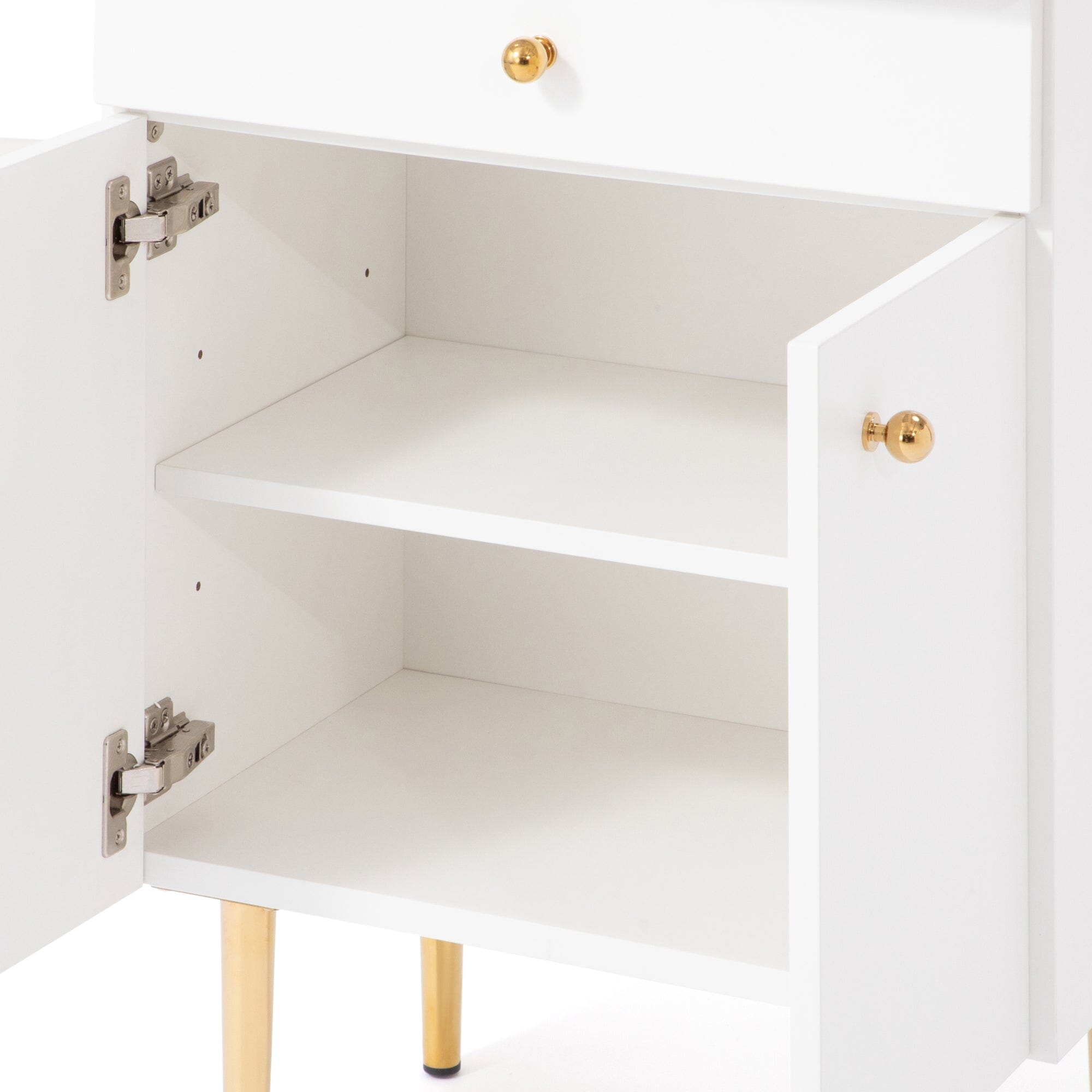 Buffet multicolore avec compartiments de rangement