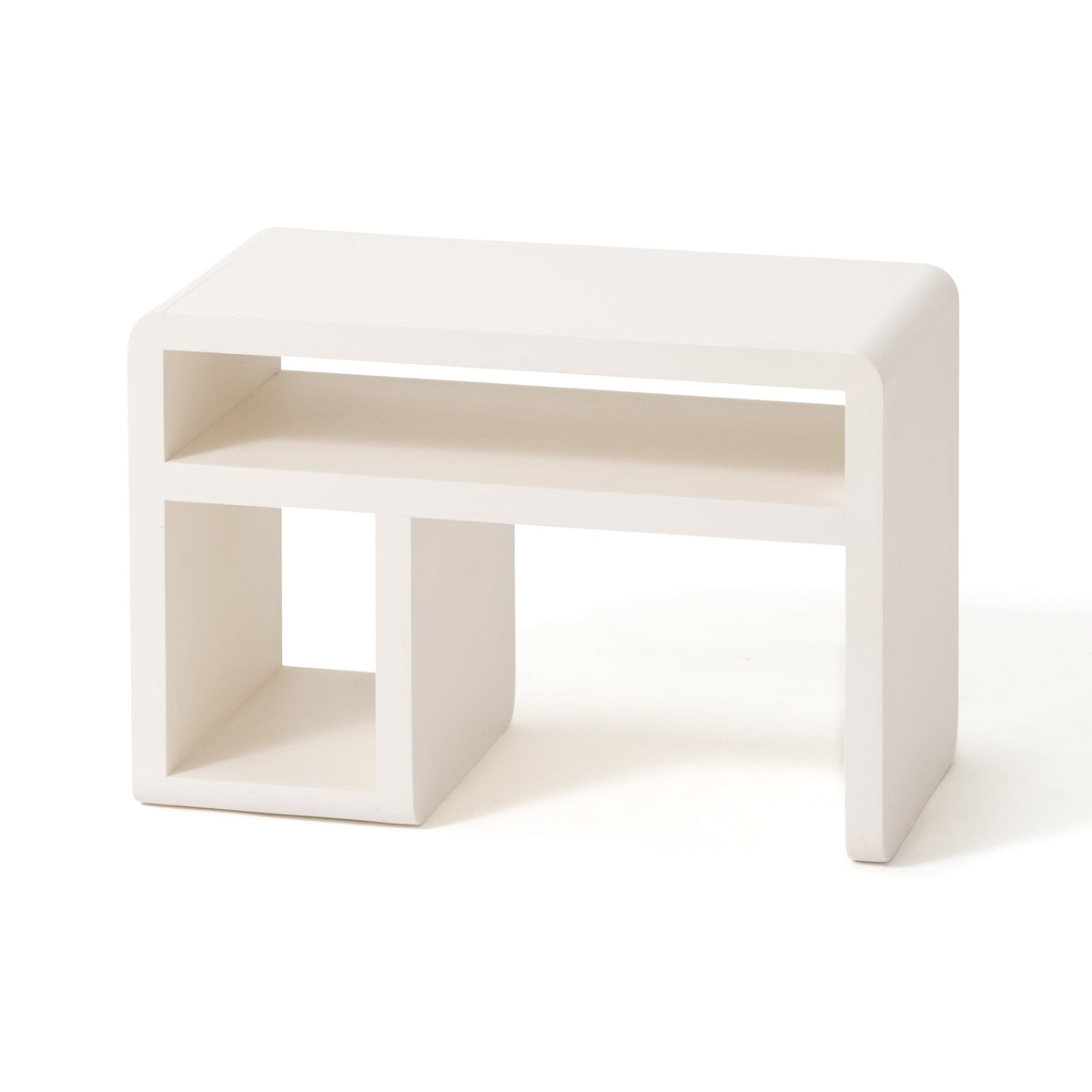 Table de chevet blanche