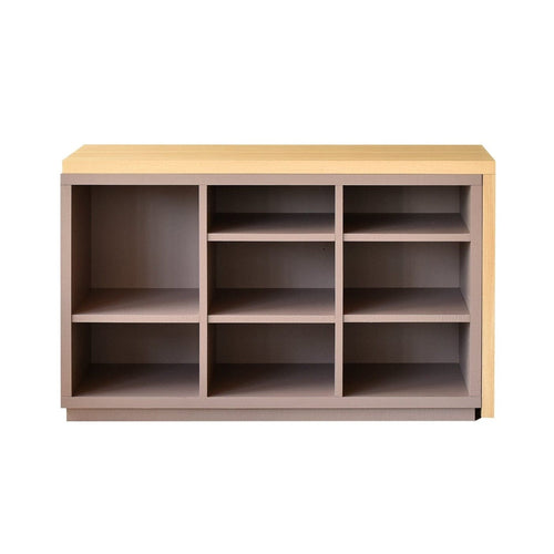 Bureau étagère mural en bois marron