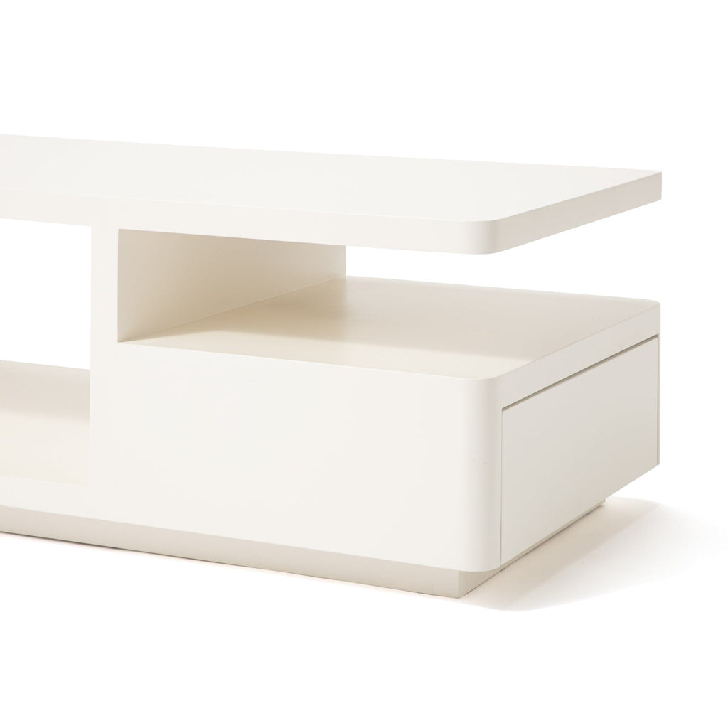 Table basse moderne blanche