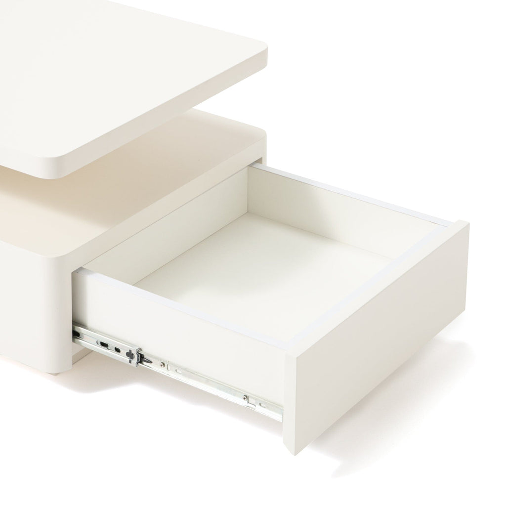 Table basse moderne blanche