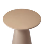 Table d'appoint carrée superposée beige