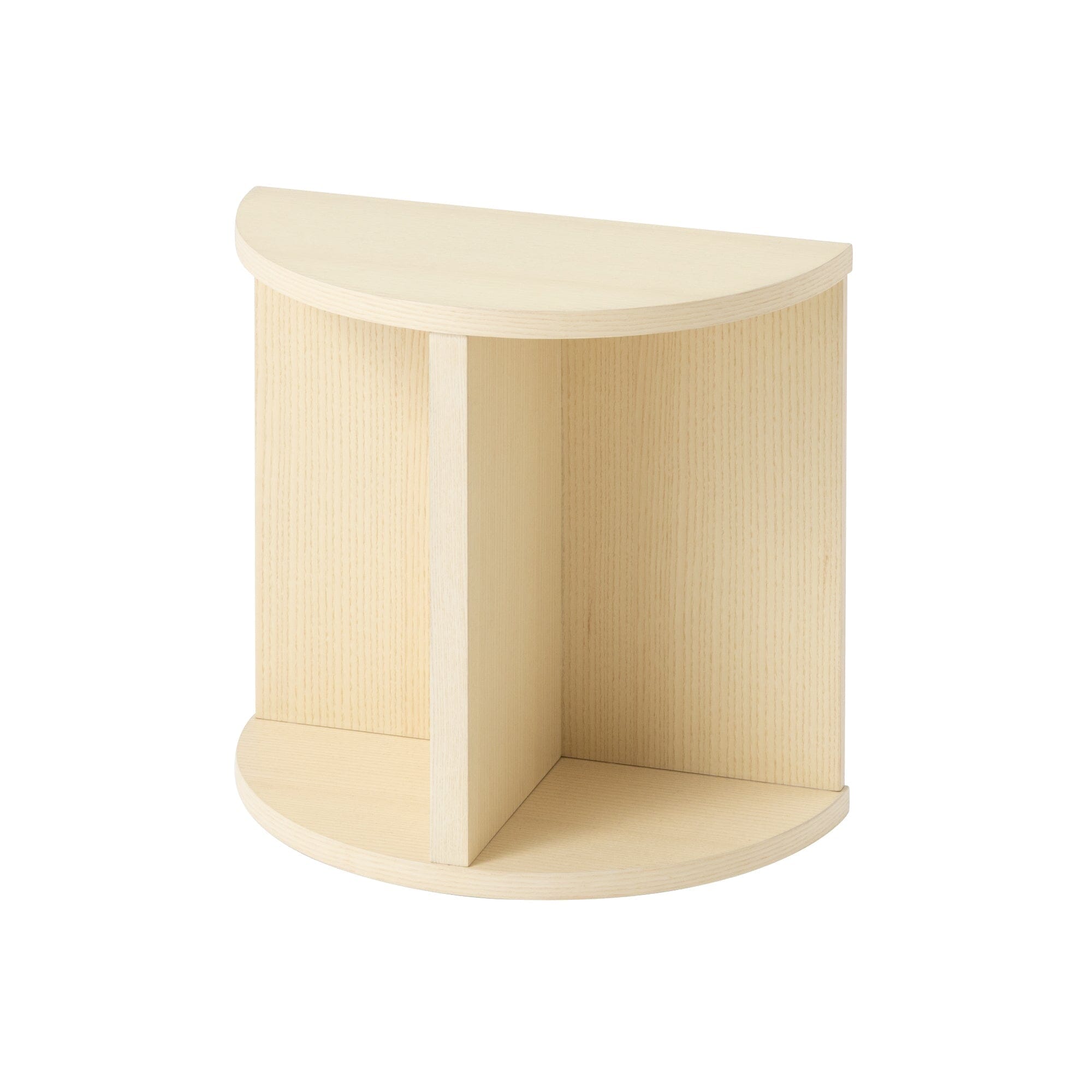 Console demi-lune naturelle