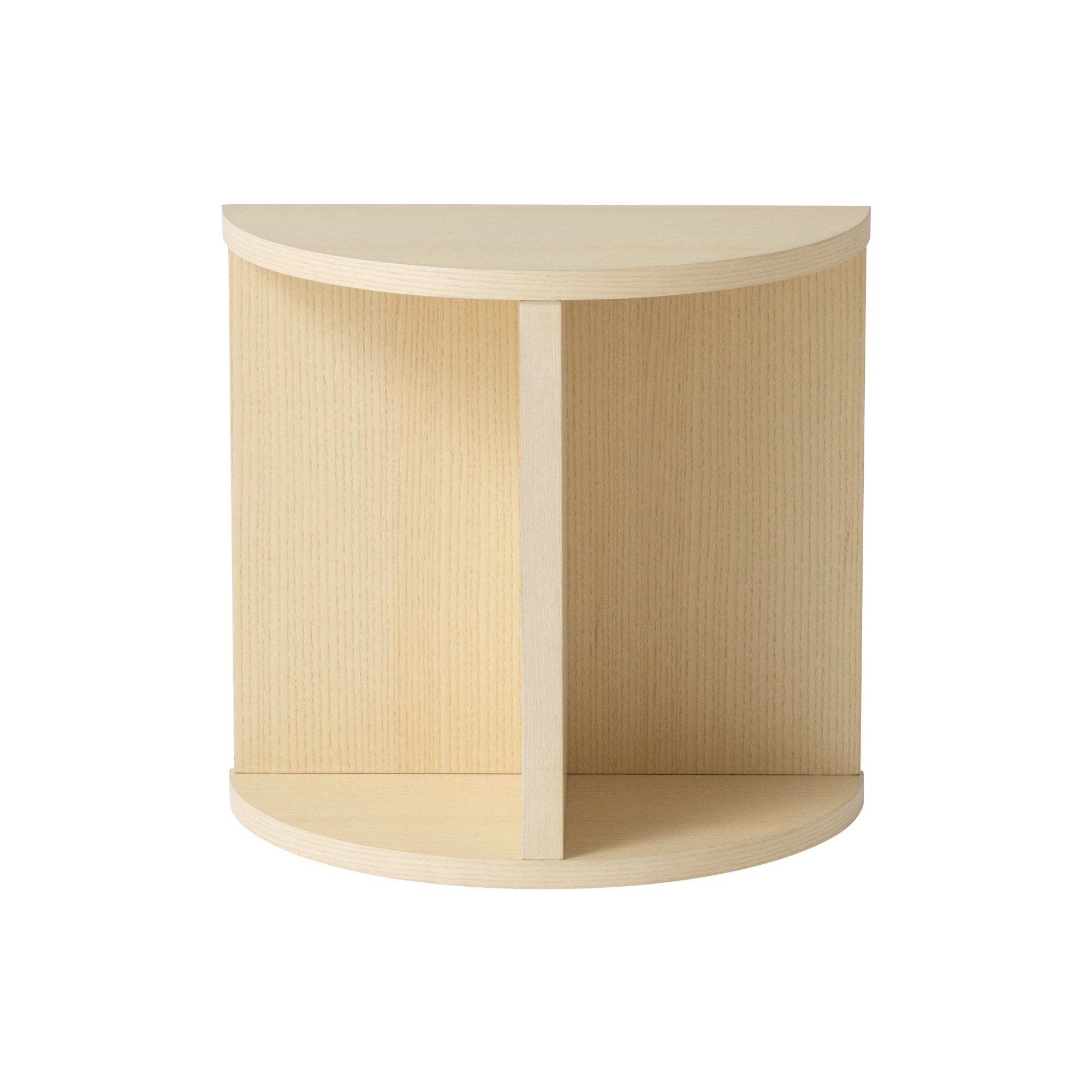 Console demi-lune naturelle