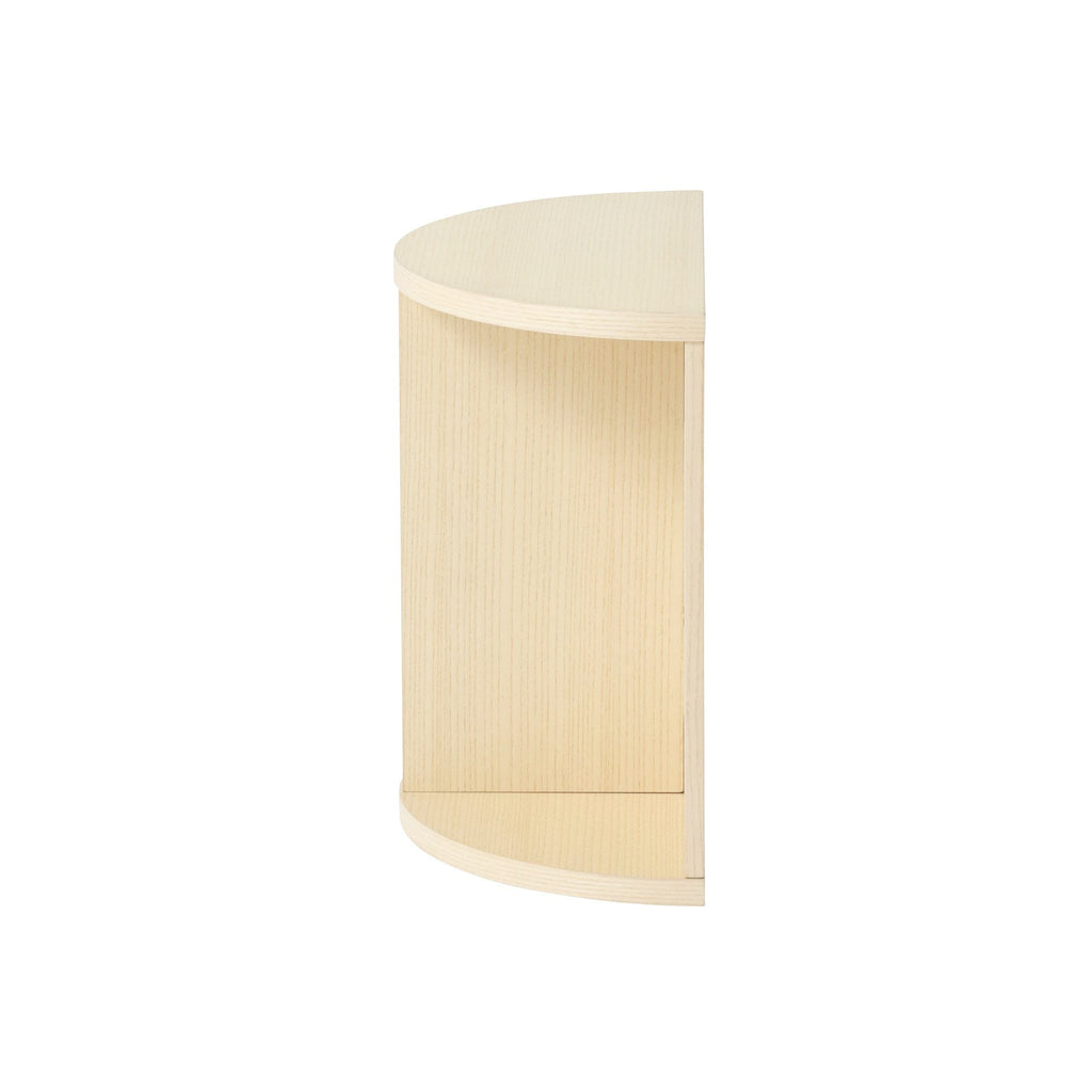 Console demi-lune naturelle