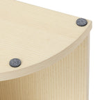 Console demi-lune naturelle