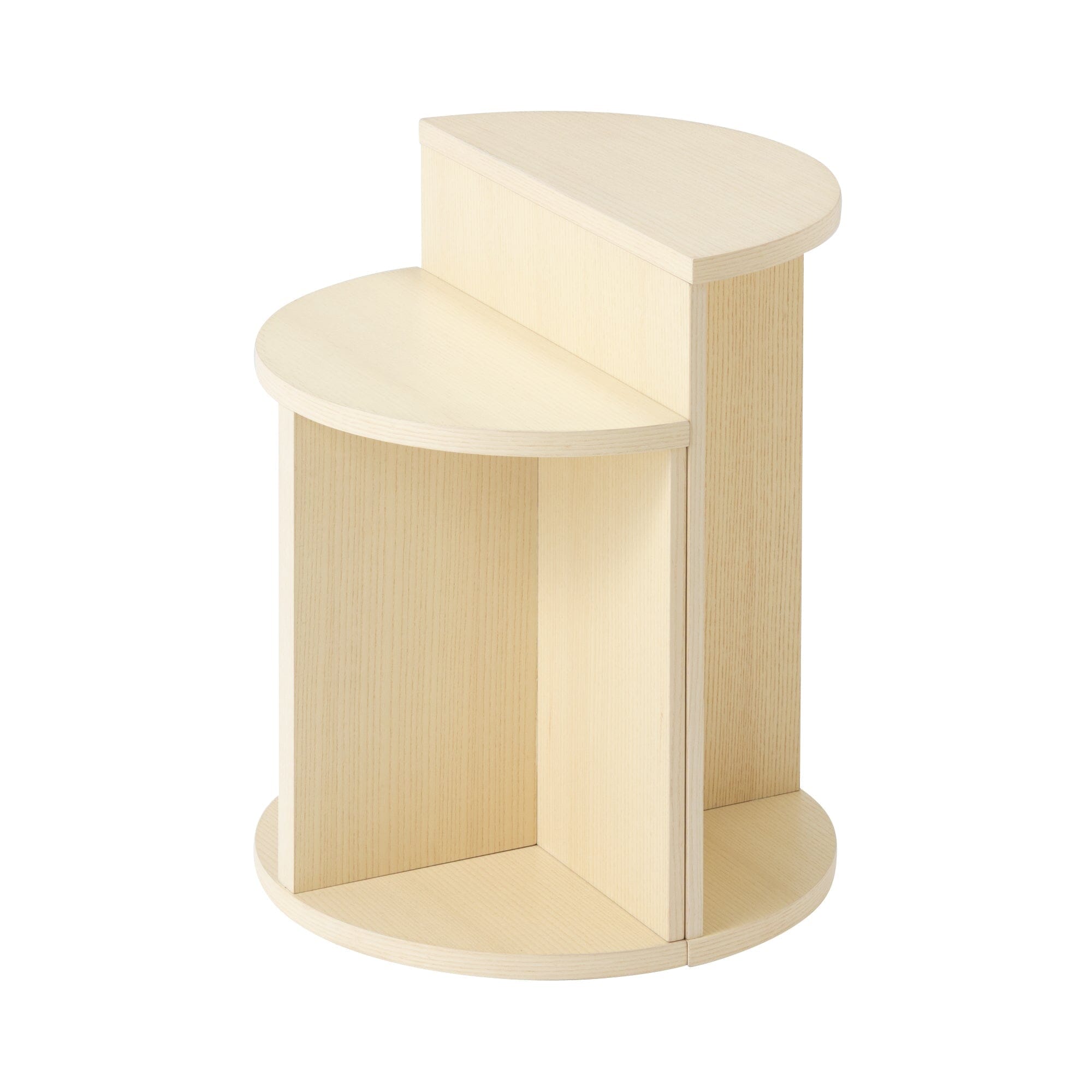 Console demi-lune naturelle