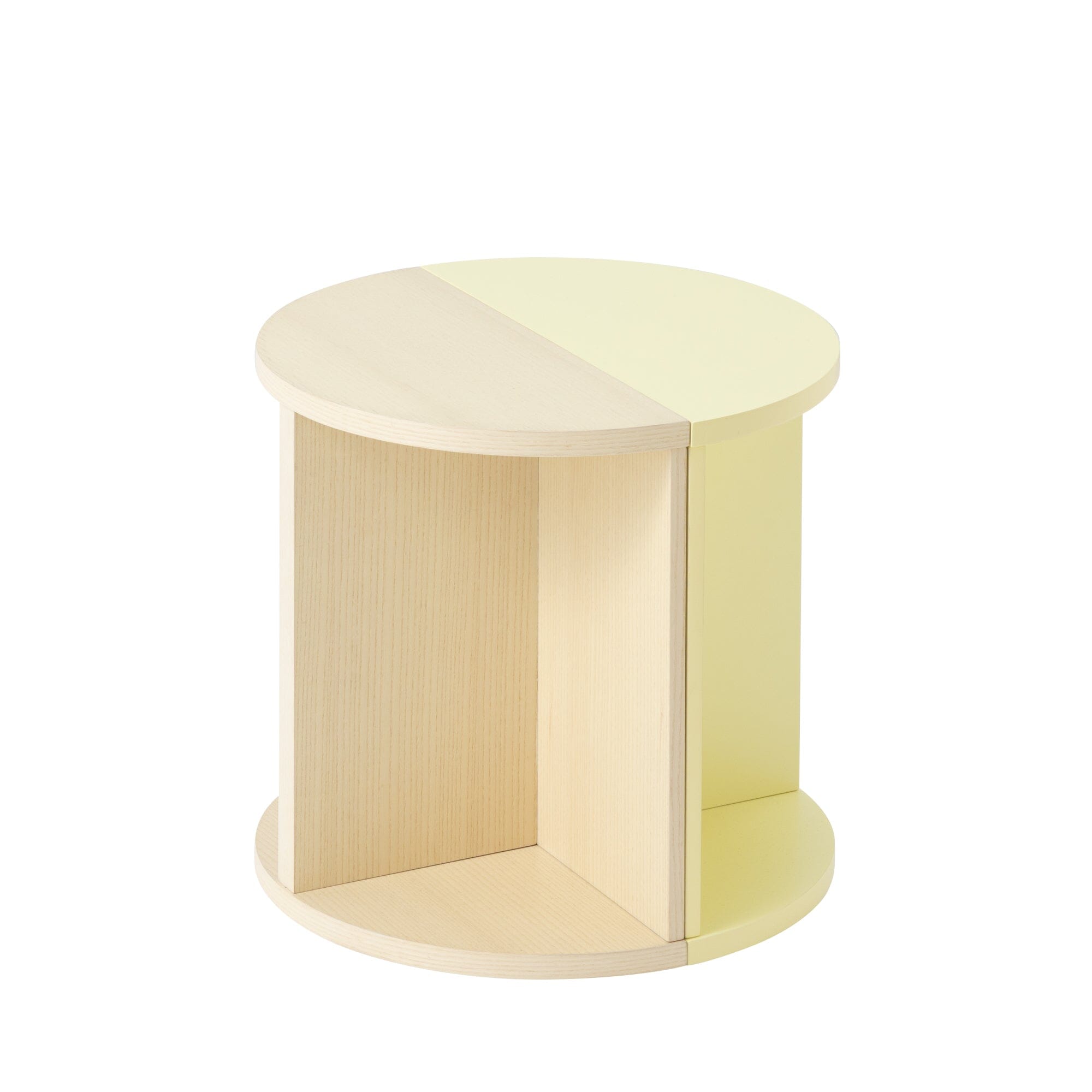 Console demi-lune naturelle