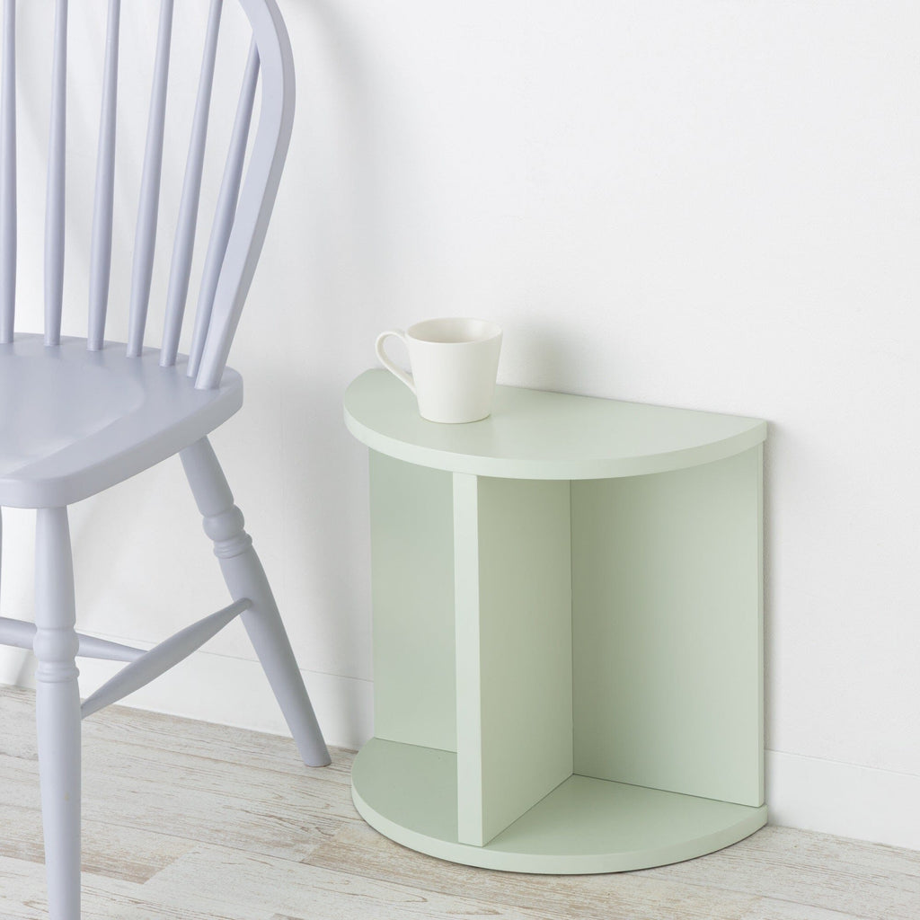 Console demi-lune naturelle