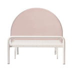 Tête de lit en arche rose Lit simple