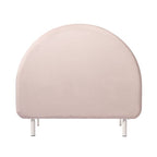 Tête de lit en arche rose Lit simple
