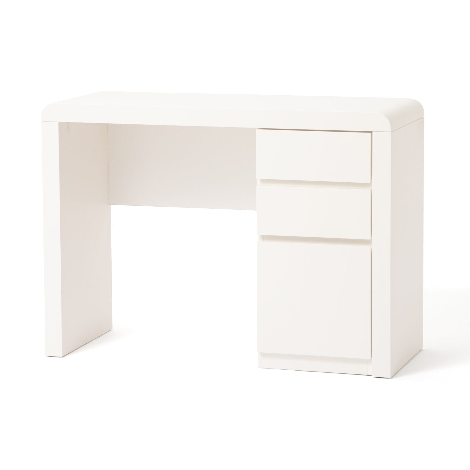 Coiffeuse blanche avec rangement