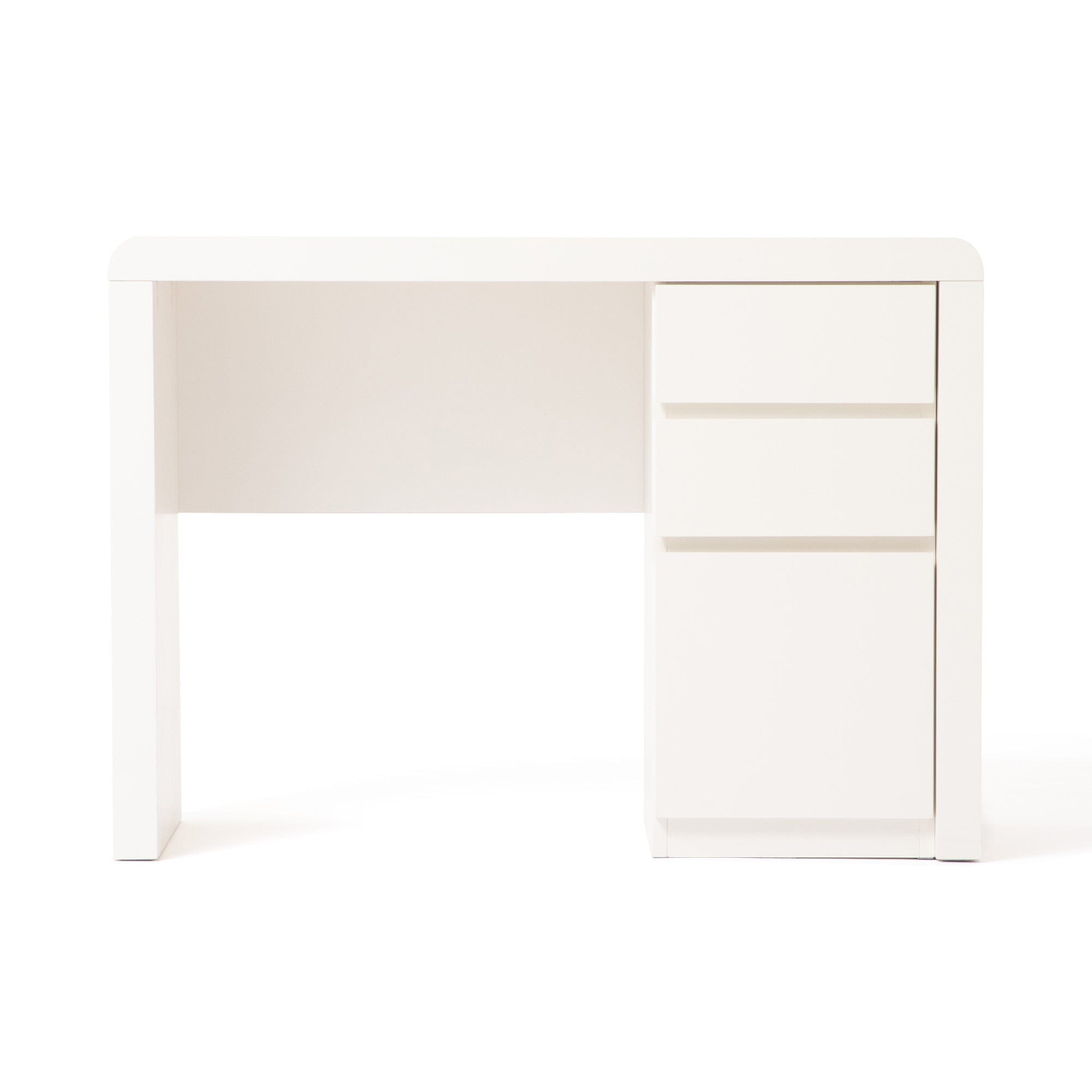 Coiffeuse blanche avec rangement