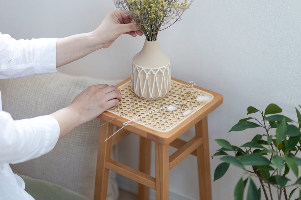 Tabouret d'appoint multicolore