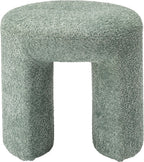 Tabouret rembourré vert