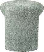 Tabouret rembourré vert