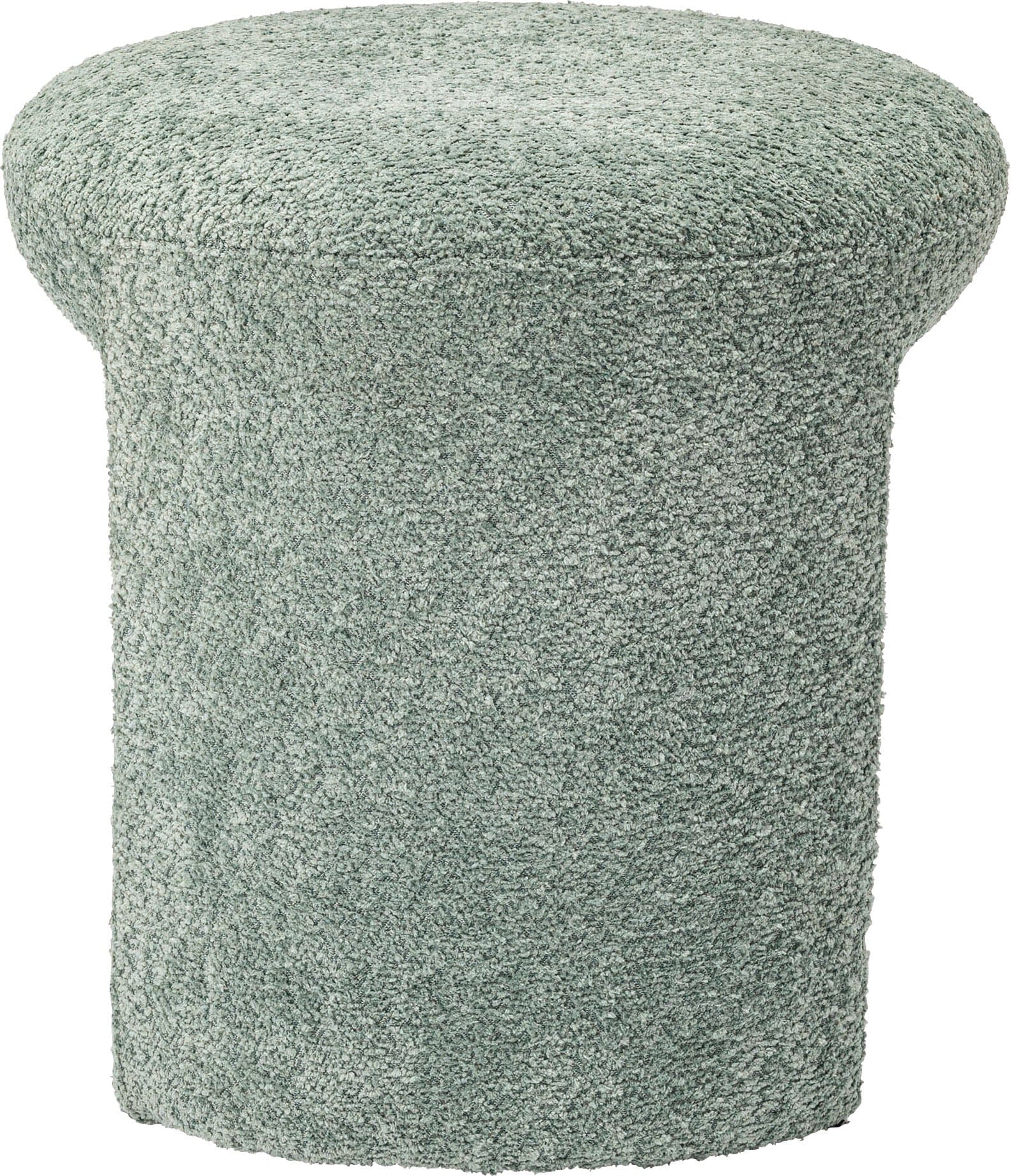 Tabouret rembourré vert