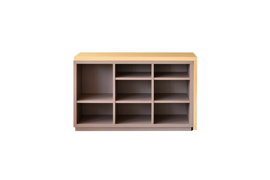 Bureau étagère mural en bois marron