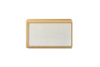 Bureau étagère mural en bois marron